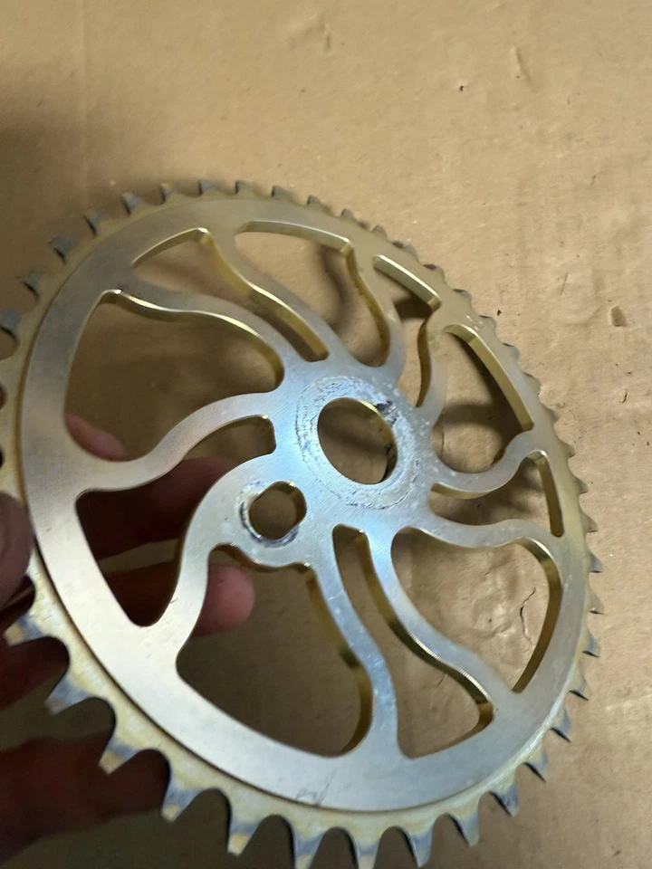 Answer BMX Chainring Sprocket 42T Ano Gold Aluminum - Image 3 of 4