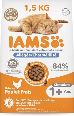 Advanced Nutrition - Croquettes Allégées - Adaptées Aux Chats Stérilisés - Compl - Photo 1/4