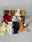 Lot of 15 Vintage TY Beanie Babies 90's & early 2000's - Some Rare/Retired W/tag