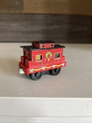 Thomas and Friends Take-Along Christmas Holiday Caboose 2002 Diecast Metal