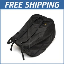 Unisex Black Travel Bag with Integrated Pouch - Perfect for Gate Check-In