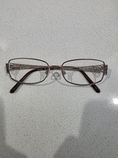 Sophia Loren Eyeglass Frames Bronze M 225 Filigree Temple Zyloware 52-17-135