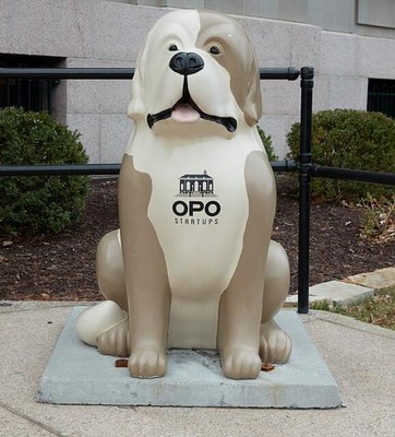 St Charles Missouri 2021 Newfoundland Dog Street Art Statue OPO Startups