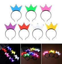 LED Headband, Light up Crown Headband - 13 Pack Missing 1 Green