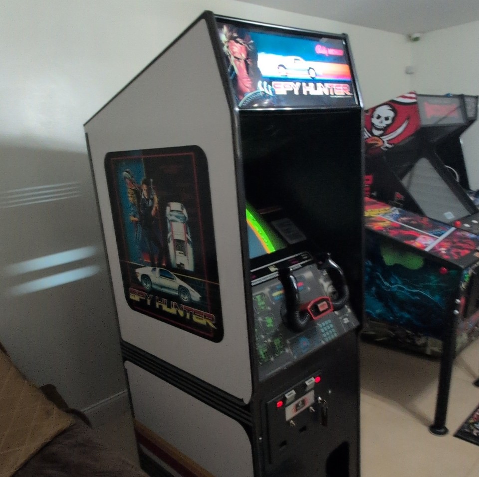 Bally Midway Spy Hunter Original Upright Arcade Machine 115V 60Hz 3A | eBay