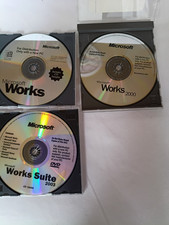 3 płyty Microsoft Works z 2 kluczami produktu