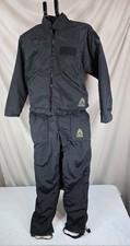 USIA Yukon Fleece Coat And Bib Set Solid Black Size Medium M, Rare! Usa Made