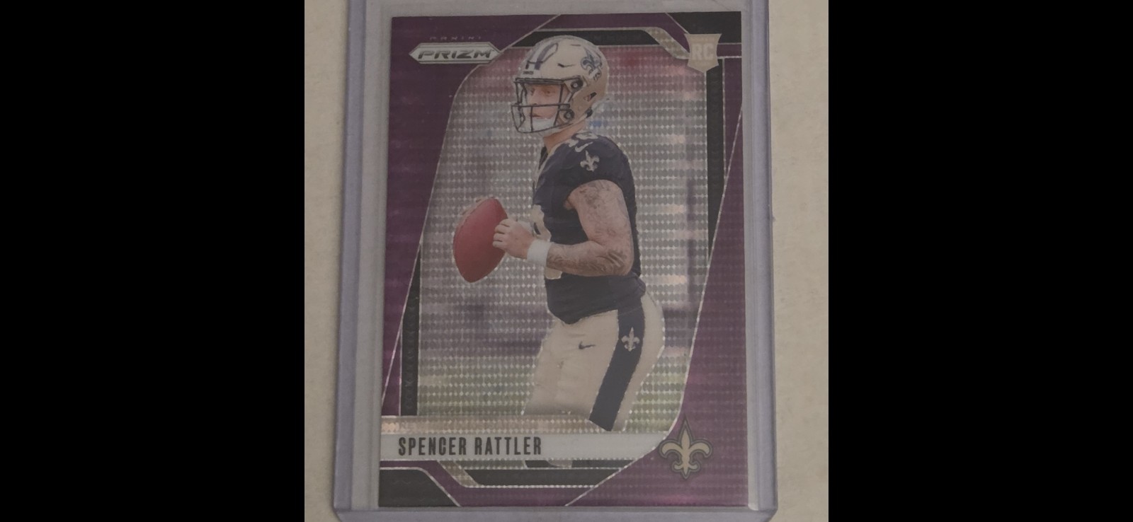 🏈2024🔥Panini Prizm Football Purple Pulsar #388 Spencer🔥Rattler Saints🔥👀💯