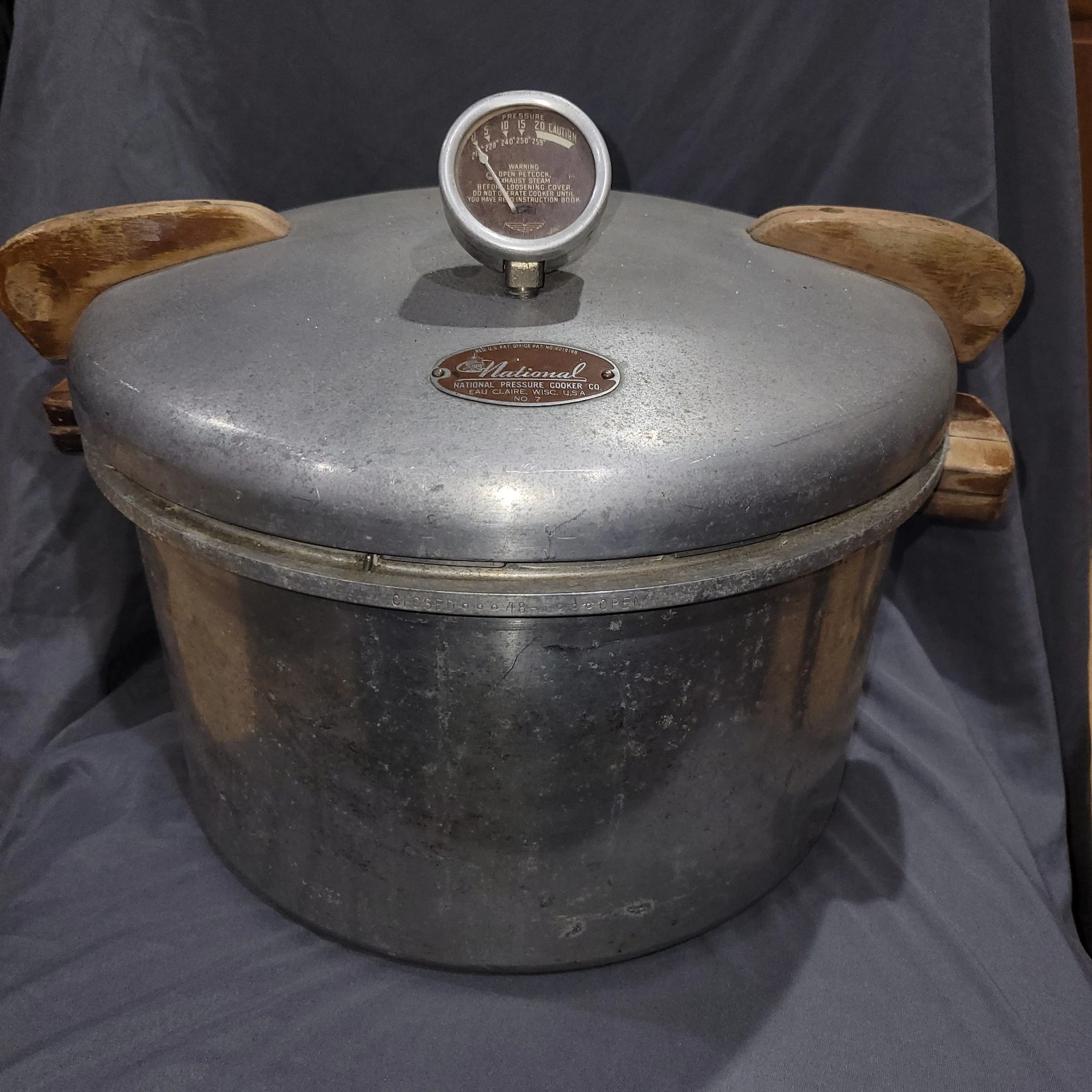 National Pressure Cooker No 7 Vintage Cookware