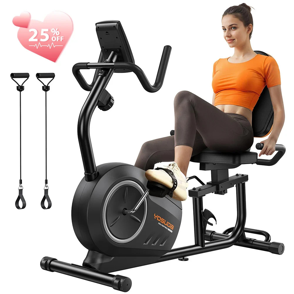 YOSUDA RC-MAX Recumbent Exercise Bike For Home Safe Low-Stre