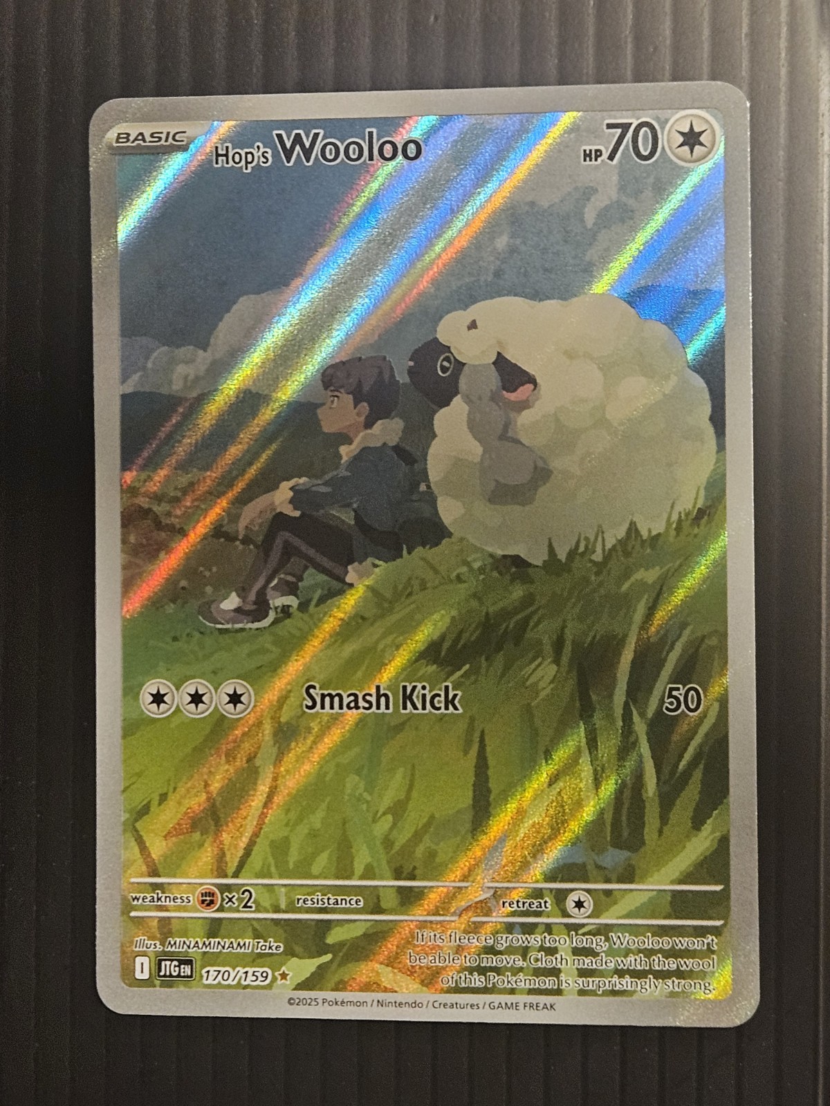 Hop's Wooloo - 170/159 - Pokemon Journey Together Illustration Rare