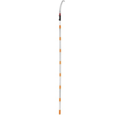 55.2-117.6 In. Manual Pole Saw, Extensible, Tree Pruner with Keen Steel Blade, P
