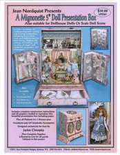 Jean Nordquist's 5"Mignonette Presentation Box w/patterns, plans, paper graphics