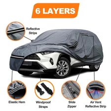 6 Layer 100% Waterproof All Weather For TOYOTA RAV4 Custom Car Cover Outdoor