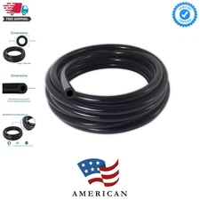 Vacuum Hose Automotive, 10 FT 1/4 Inch ID Vacuum Line, 130PSI Max Pressure Va...