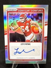 2025 Panini Prizm Significant Signatures Leo Chenal Auto #SSI-LCL KC Chiefs