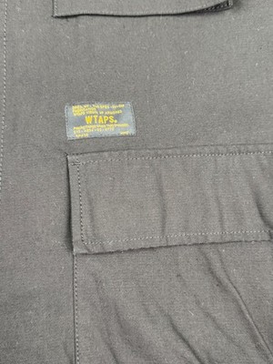 WTAPS jungle サイズ02 WTAPS Jungle Shirt Jacket Size 02 Black Military Utility Button Up