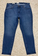 Universal Thread Jeans Women's sz 18 Curvy Skinny High Rise Stretch Blue 36x28 