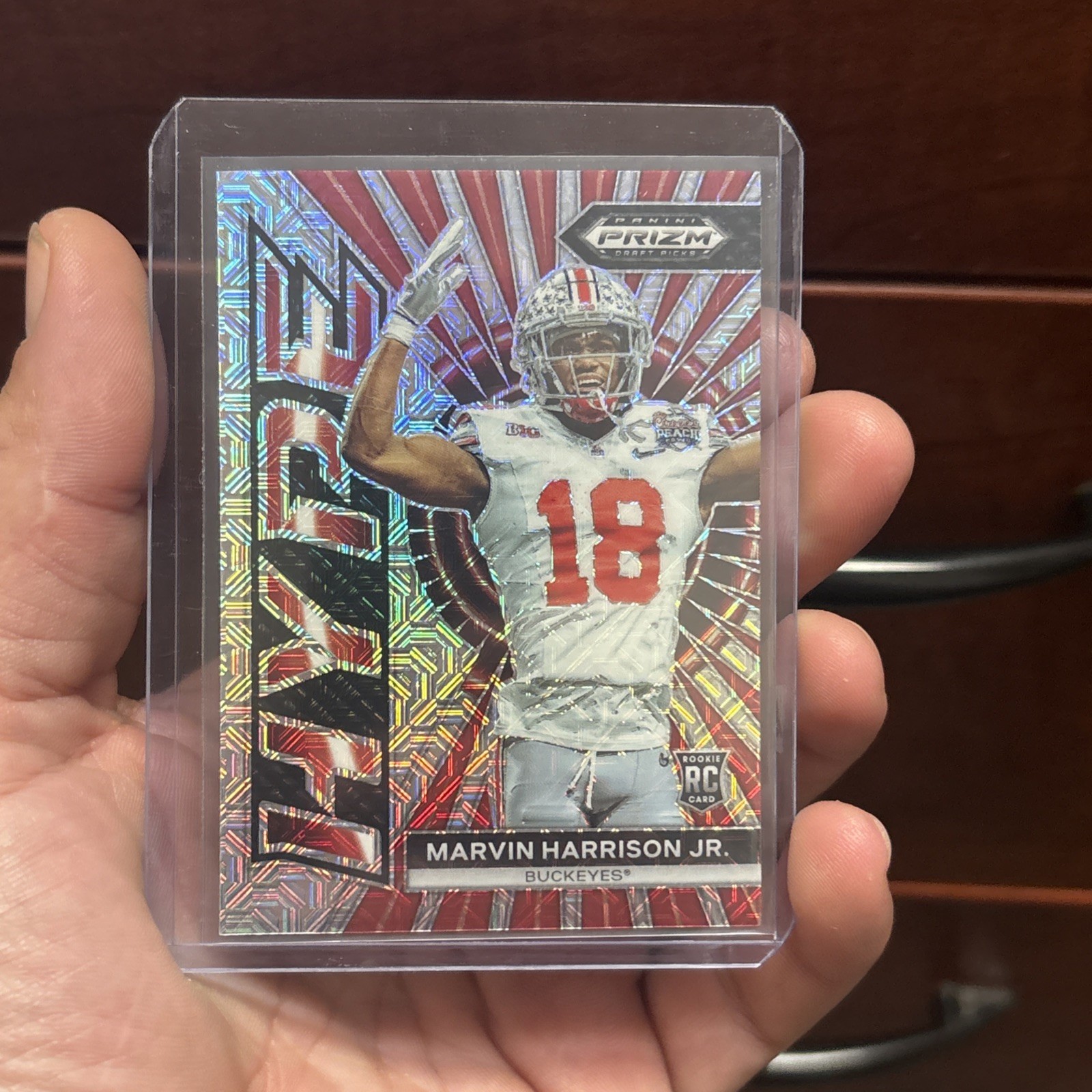 2024 Panini Prizm Draft Picks Marvin Harrison Jr Hype Mojo /25