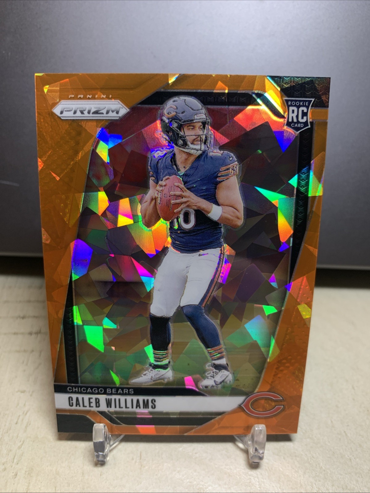 2024 Panini Prizm Caleb Williams RC Orange Ice Prizm Bears Rookie #301