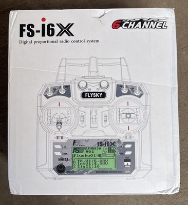 FlySky FS-i6X 2.4GHz Transmitter & FS-iA6B 6CH Receiver & Transmitter Set