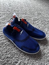 Speedo Surf Strider Water Shoes Boys Sz S 13-1 Blue Slip On Aqua Socks NWT