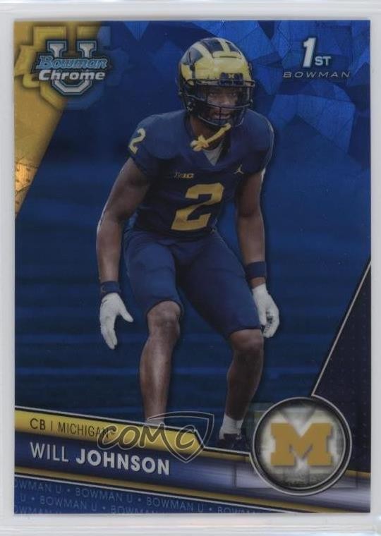 2023 Bowman U Chrome Sapphire Edition Will Johnson #157 uu5