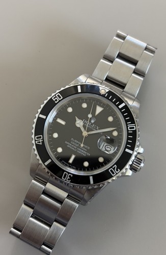  Rolex Submariner Sub with Date 16800 Great Condition Rare Matte Dial!  1986