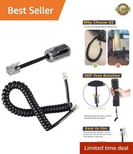 Telephone Handset Cord Detangler 1 Set, 1 Pack 360 Degree Rotating/Anti-Tangl...