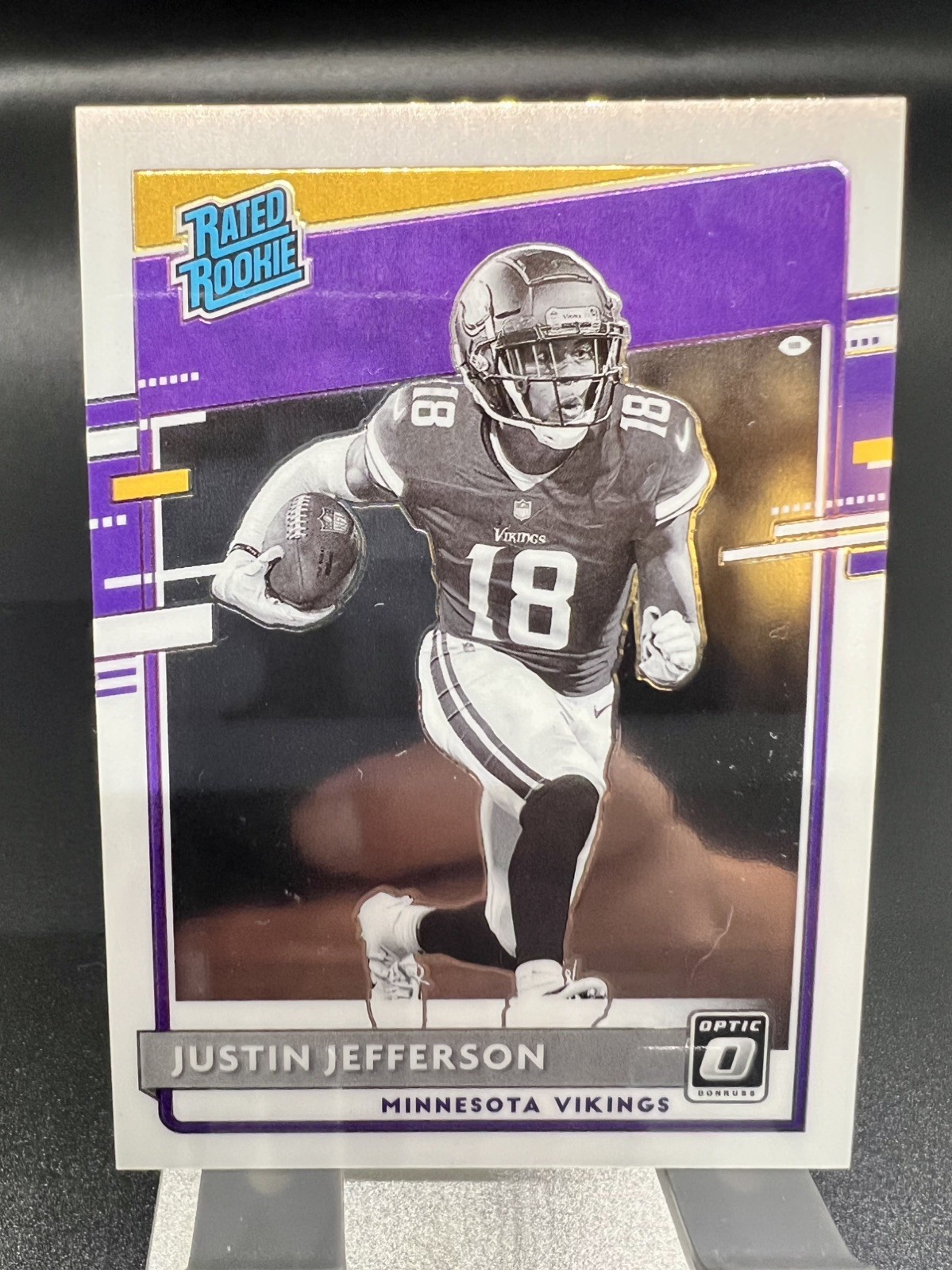 2020 Panini Donruss Optic - Rated Rookies Variation Justin Jefferson #313 (RC)