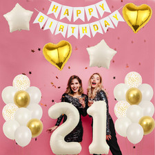 Gadpiparty 30 Pezzi 50 Eccezionali Palloncini Di Compleanno 50 Set 5 Dorati 5 Argentati Per Celebrazioni