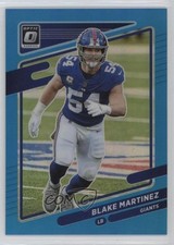 2021 Panini Donruss Optic Aqua Prizm 286/299 Blake Martinez #17 12vy