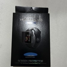 Tempered Glass Screen Protector Black 9H for Apple Watch Series 7/8 45mm