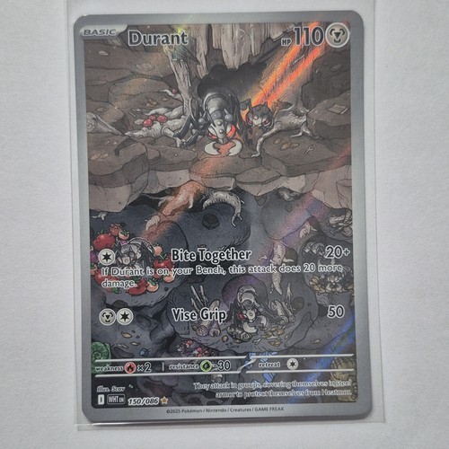 Pokemon Durant 150/086 Illustration Rare Sv: White Flare Full Art NM+