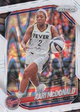 2025 Panini Prizm WNBA #10 Aari McDonald White Seismic Prizms