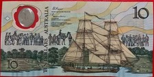 Australien 10 Dollars Gedenkbanknote 1988 Gebraucht