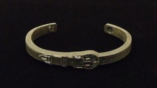 Belt Buckle Design Metal Cuff Bracelet