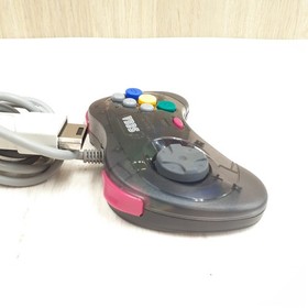 LOT 2 SEGA SATURN Cool Pad Controller Transparent Black HSS-0101 Region Free