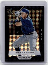 2012 Panini Prizm Tony Campana #95 Black Finite 1/1 One Of One 1st Year Prizm