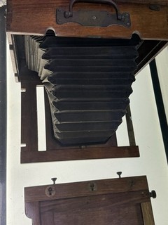 Vrac Appareil Vérascope Richard Agrandisseur Photo Bois Châssis Divers En L’état