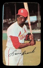 1971 Topps Super Set-Break # 25 Lou Brock EX-EXMINT *GMCARDS*