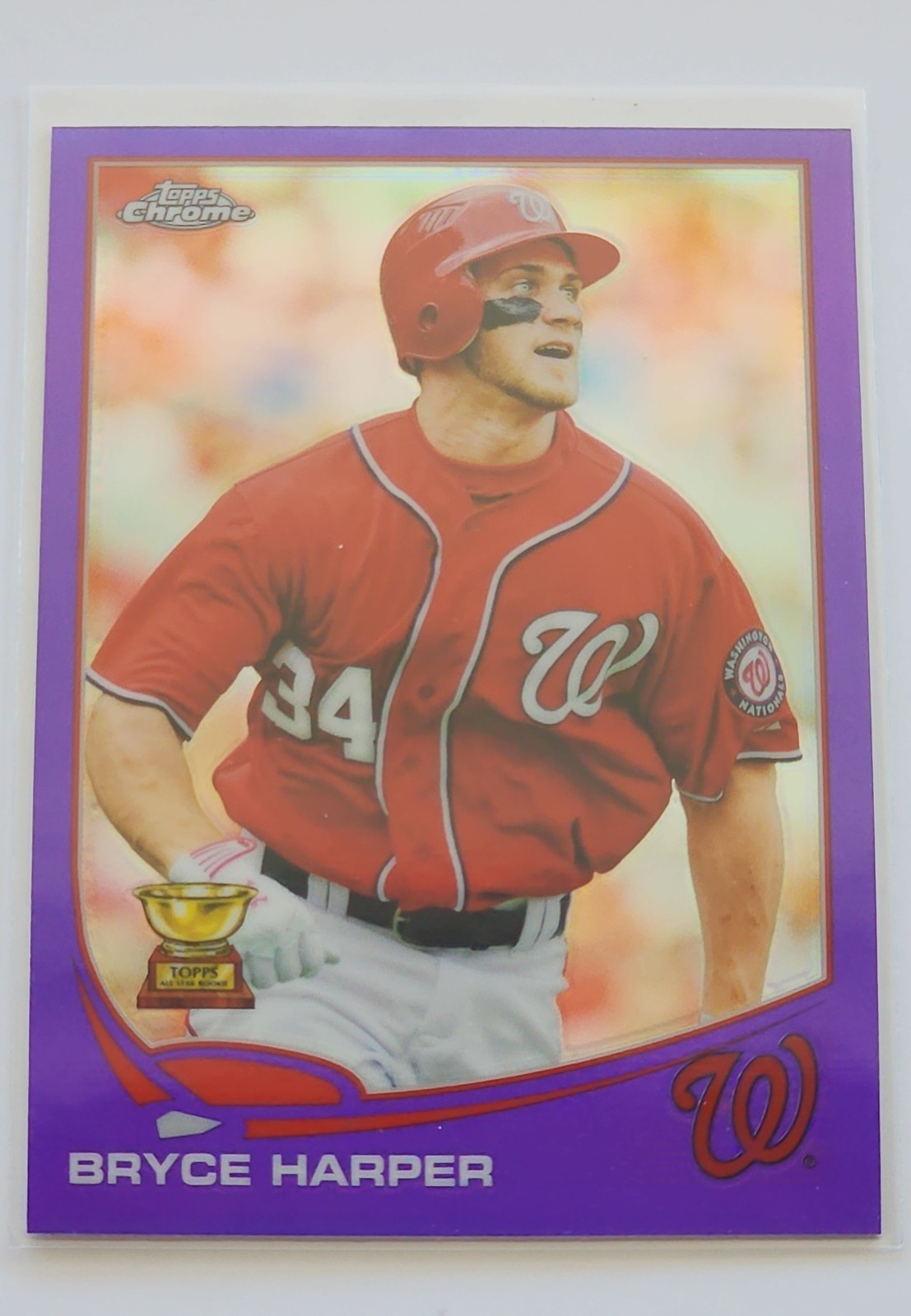 2013 Topps Chrome - Bryce Harper #220 Purple Refractor