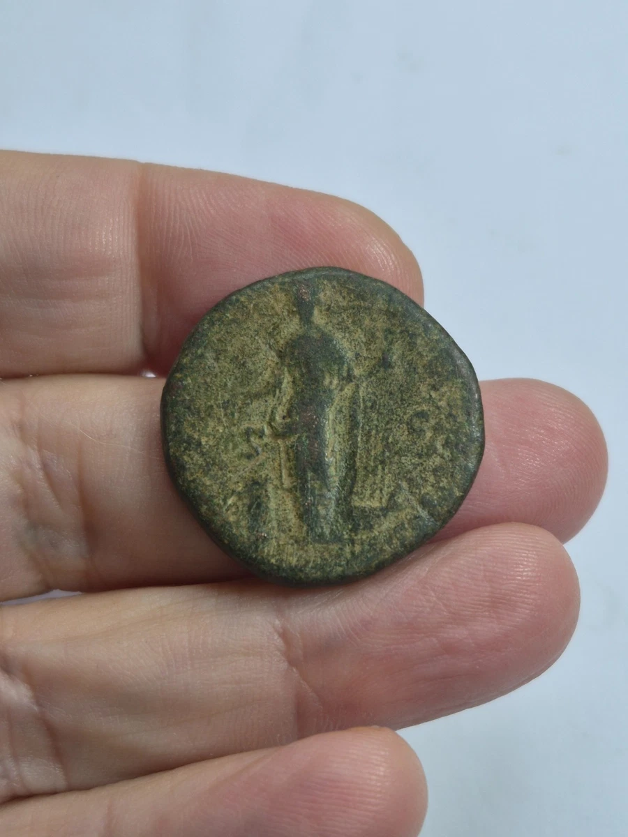 NT/ SESTERCIO ANTONINO PIO DIOSA ESTANTE 18,11 GRS (A1978)