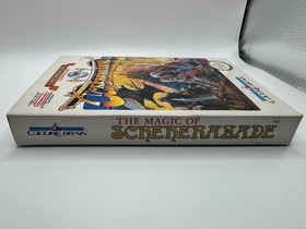 Nintendo NES The Magic of Scheherazade NICE WORKS w/ box, styrofoam instructions