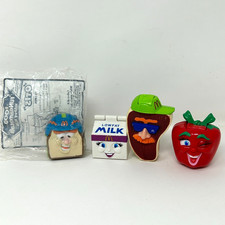 1992 COMPLETE set toy Changeables Mcdonalds Food Fundamentals 1 sealed