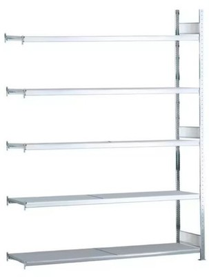 Schulte Anbauregal Weitspannregal WS 2000 +Stahlböden 3000x2250x600mm 5 Ebenen