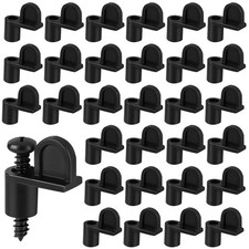 30 PCS 3/8 Inch Nylon Window Screen Clips Screws Offset Fastener Storm Panel