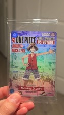 Bandai One Piece Card Game Monkey.D.Luffy P-055 Promo US Voyage English