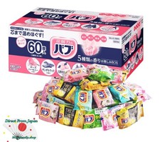 Kao Bub Bath Tablets 60pcs Variety Set 5 Fragrances Made in Japan
