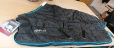 Shires Tempest Stable Rug 200g 5ft 6in Black Turquoise (HAP)